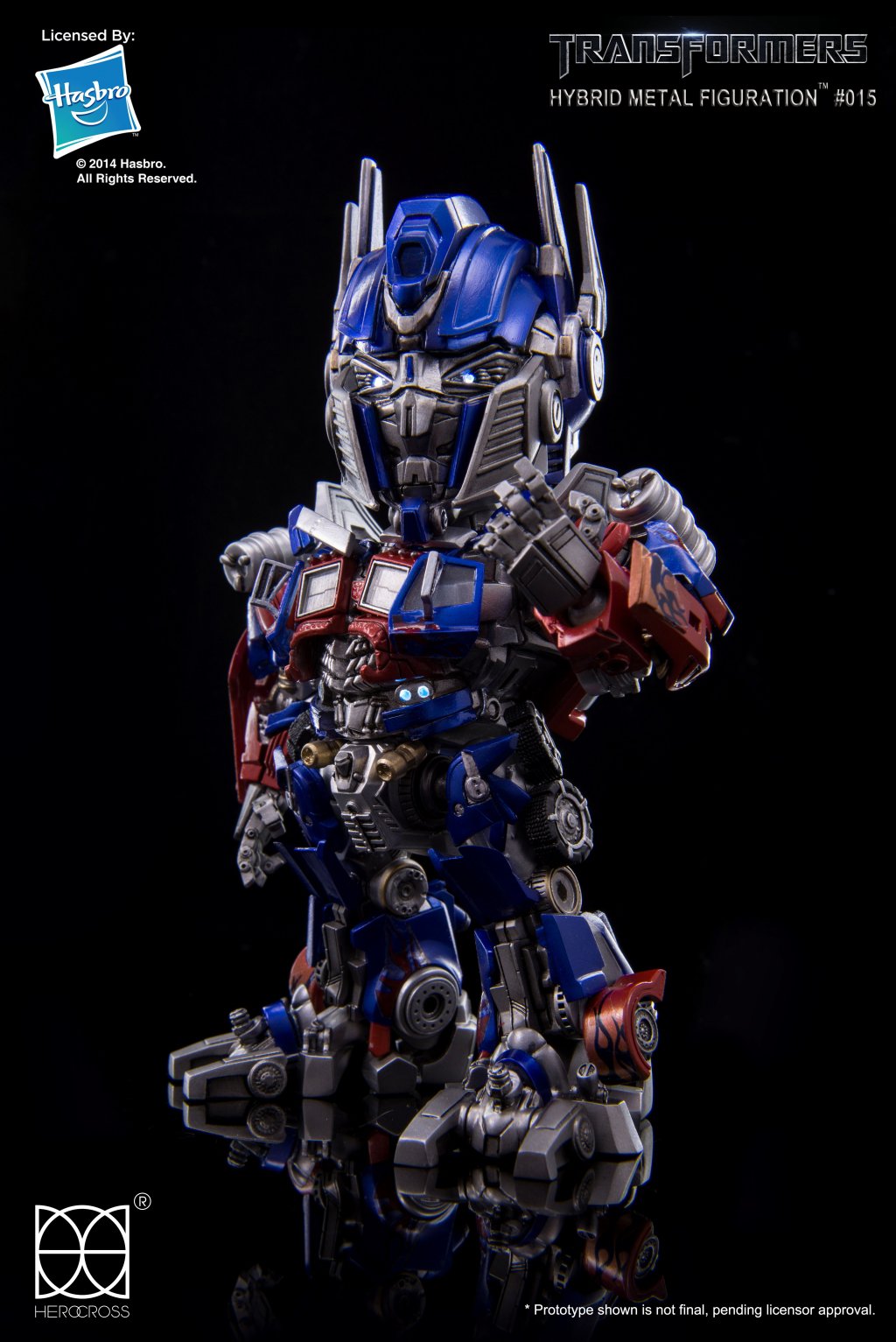 Herocross Hybrid Metal Action Figuration HMF#015 Transformers Optimus Prime 