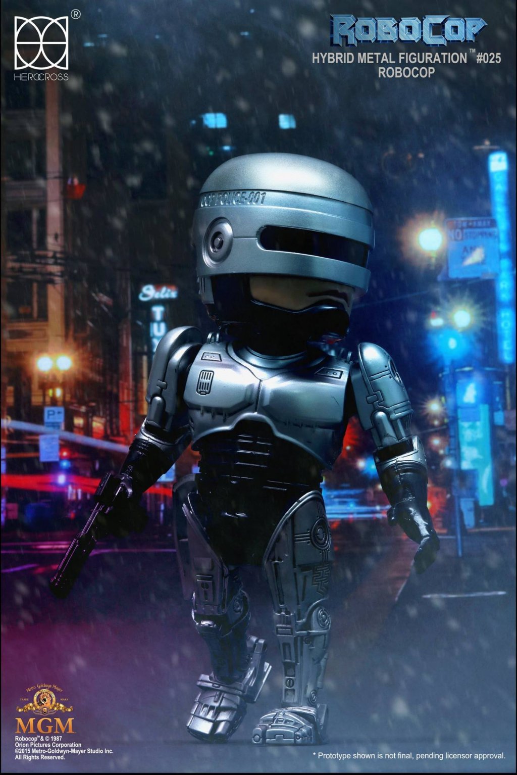 86hero Herocross ~ HMF #025 Robocop Die cast Figure 